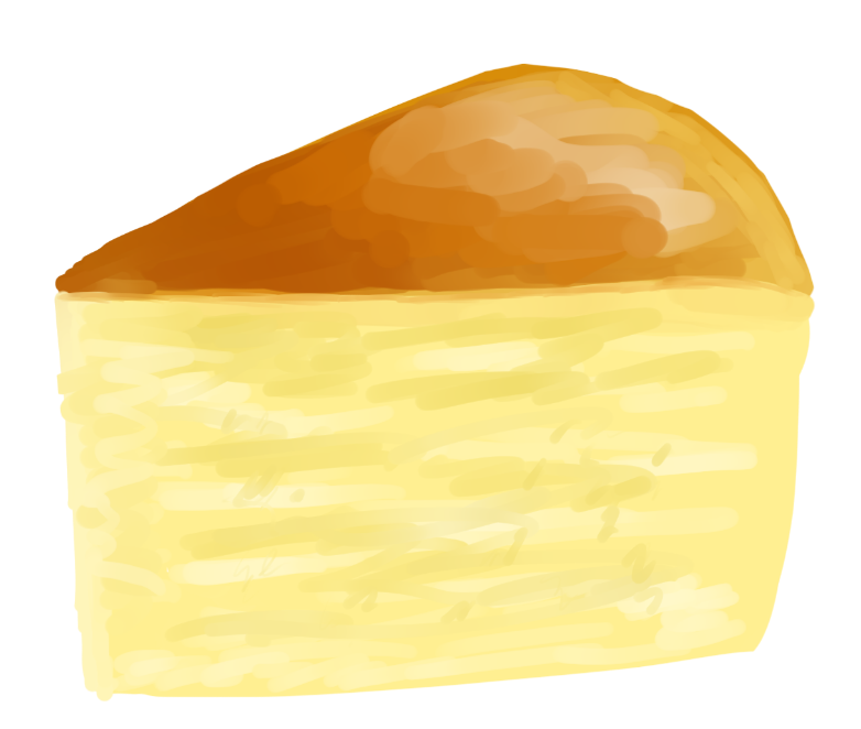 buenoのチーズケーキのイラスト